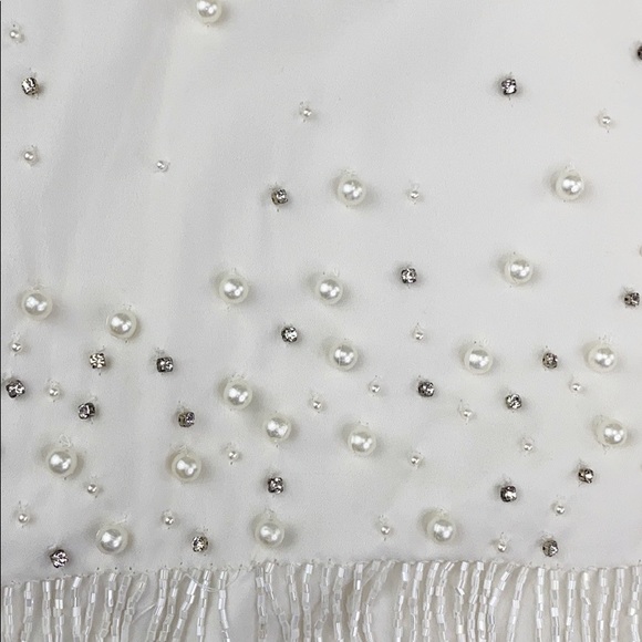 LPA ELISE FRINGE MINI SKIRT Beaded Rhinestone - Picture 6 of 12